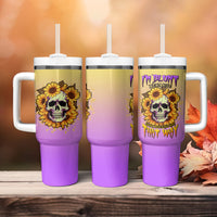 I'm Blunt Because God Rolled Me Sunflower Tumbler With Handle - Wonder Print Shop