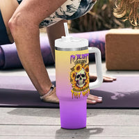 I'm Blunt Because God Rolled Me Sunflower Tumbler With Handle - Wonder Print Shop