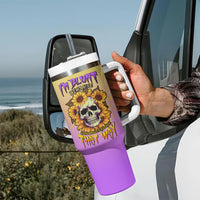 I'm Blunt Because God Rolled Me Sunflower Tumbler With Handle - Wonder Print Shop