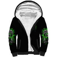 I Am Who I Am Skull Sherpa Hoodie - Wonder Print Shop