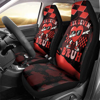 Six Seven Bruh Heart Car Seat Cover 67 Meme Cool Valentine’s Day Character Dabbing