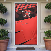 Six Seven Bruh Heart Door Cover 67 Meme Cool Valentine’s Day Character Dabbing