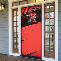 Six Seven Bruh Heart Door Cover 67 Meme Cool Valentine’s Day Character Dabbing