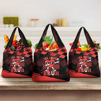 Six Seven Bruh Heart Grocery Bag 67 Meme Cool Valentine’s Day Character Dabbing