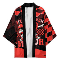 Six Seven Bruh Heart Kimono 67 Meme Cool Valentine’s Day Character Dabbing