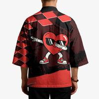 Six Seven Bruh Heart Kimono 67 Meme Cool Valentine’s Day Character Dabbing