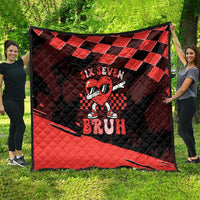 Six Seven Bruh Heart Quilt 67 Meme Cool Valentine’s Day Character Dabbing