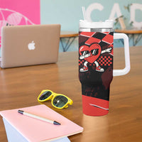 Six Seven Bruh Heart Tumbler With Handle 67 Meme Cool Valentine’s Day Character Dabbing
