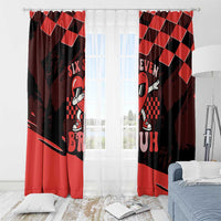Six Seven Bruh Heart Window Curtain 67 Meme Cool Valentine’s Day Character Dabbing
