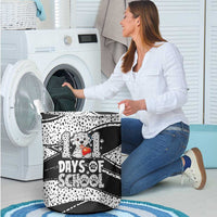 101 Days of School Dalmatian Laundry Basket 100th Days Teacher Girl Boy - Spotted Mono Spiral