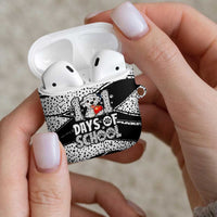 101 Days of School Dalmatian AirPods Case 100th Days Teacher Girl Boy - Spotted Mono Spiral