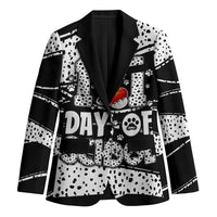 101 Days of School Dalmatian Blazer 100th Days Teacher Girl Boy - Spotted Mono Spiral