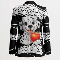 101 Days of School Dalmatian Blazer 100th Days Teacher Girl Boy - Spotted Mono Spiral