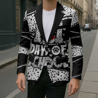101 Days of School Dalmatian Blazer 100th Days Teacher Girl Boy - Spotted Mono Spiral