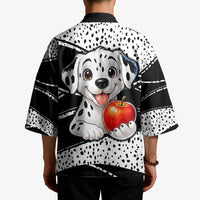 101 Days of School Dalmatian Kimono 100th Days Teacher Girl Boy - Spotted Mono Spiral
