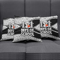 101 Days of School Dalmatian Pillow Cover 100th Days Teacher Girl Boy - Spotted Mono Spiral