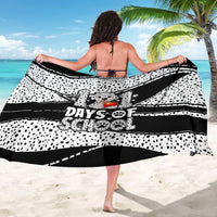101 Days of School Dalmatian Sarong 100th Days Teacher Girl Boy - Spotted Mono Spiral