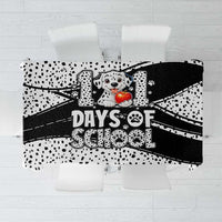 101 Days of School Dalmatian Tablecloth 100th Days Teacher Girl Boy - Spotted Mono Spiral