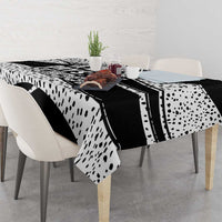 101 Days of School Dalmatian Tablecloth 100th Days Teacher Girl Boy - Spotted Mono Spiral