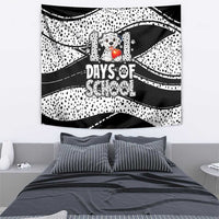 101 Days of School Dalmatian Tapestry 100th Days Teacher Girl Boy - Spotted Mono Spiral