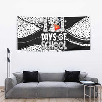 101 Days of School Dalmatian Tapestry 100th Days Teacher Girl Boy - Spotted Mono Spiral
