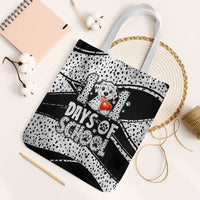 101 Days of School Dalmatian Tote Bag 100th Days Teacher Girl Boy - Spotted Mono Spiral