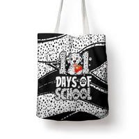 101 Days of School Dalmatian Tote Bag 100th Days Teacher Girl Boy - Spotted Mono Spiral