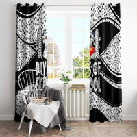 101 Days of School Dalmatian Window Curtain 100th Days Teacher Girl Boy - Spotted Mono Spiral