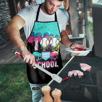 100 Days of School Baseball Apron with Sweet Melting Drip Pattern