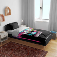 100 Days of School Baseball Bedding Set with Sweet Melting Drip Pattern