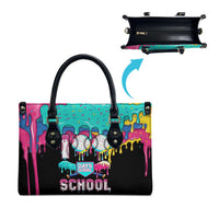 100 Days of School Baseball Leather Bag with Sweet Melting Drip Pattern