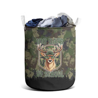 Deer 100 Days of School Laundry Basket Camo Deer Adventure Forest