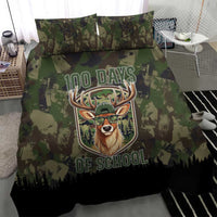 Deer 100 Days of School Bedding Set Camo Deer Adventure Forest