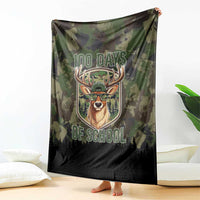 Deer 100 Days of School Blanket Camo Deer Adventure Forest