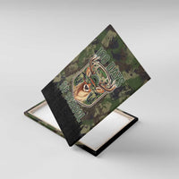 Deer 100 Days of School Canvas Wall Art Camo Deer Adventure Forest