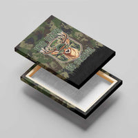 Deer 100 Days of School Canvas Wall Art Camo Deer Adventure Forest