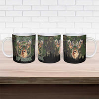 Deer 100 Days of School Ceramic Mug Camo Deer Adventure Forest