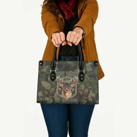 Deer 100 Days of School Leather Bag Camo Deer Adventure Forest