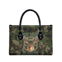 Deer 100 Days of School Leather Bag Camo Deer Adventure Forest