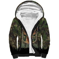 Deer 100 Days of School Sherpa Hoodie Camo Deer Adventure Forest