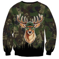 Deer 100 Days of School Sweatshirt Camo Deer Adventure Forest