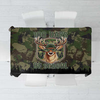 Deer 100 Days of School Tablecloth Camo Deer Adventure Forest