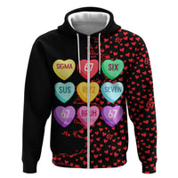 Valentine’s Day 67 Meme Six Seven Hoodie Gen Alpha Conversation Hearts