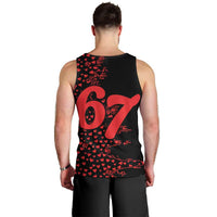 Valentine’s Day 67 Meme Six Seven Men Tank Top Gen Alpha Conversation Hearts