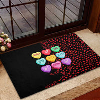 Valentine’s Day 67 Meme Six Seven Rubber Doormat Gen Alpha Conversation Hearts