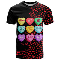Valentine’s Day 67 Meme Six Seven T Shirt Gen Alpha Conversation Hearts