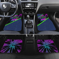 I Crushed 100 Days of School Monster Truck Car Mats 100th Day Boys - Retro Radiant Pattern