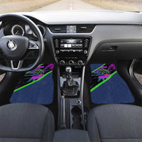 I Crushed 100 Days of School Monster Truck Car Mats 100th Day Boys - Retro Radiant Pattern