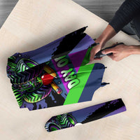 I Crushed 100 Days of School Monster Truck Umbrella 100th Day Boys - Retro Radiant Pattern
