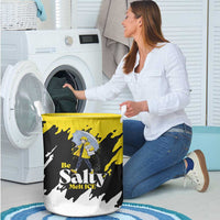 Be Salty Melt Ice Laundry Basket with Bold Splash Pattern